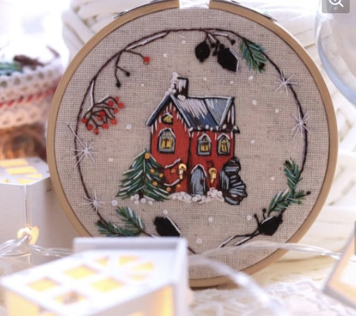 Домик на опушке (Fairy Embroidery)