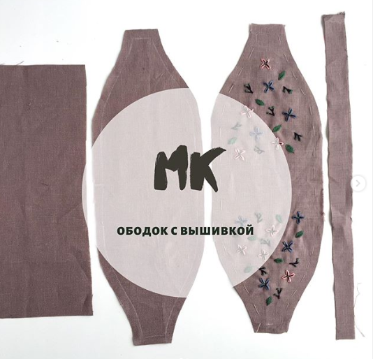 Ободок с вышивкой (orlova_creates)